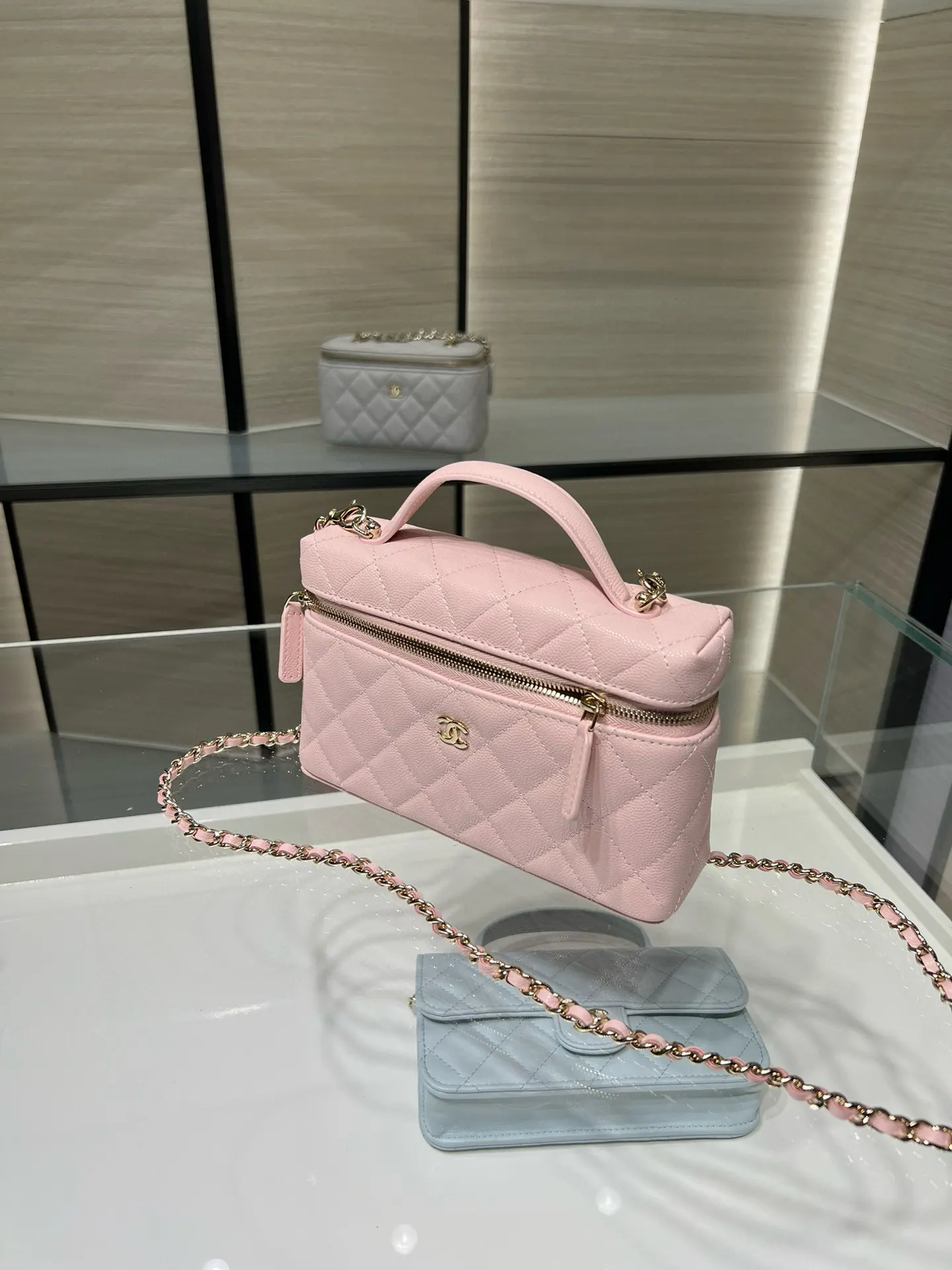 Chanel 牛皮Coco Handle手提包 手提斜挎