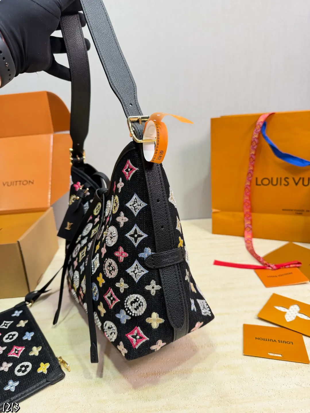 LV CarryAll 老花 牛仔 托特包 大容量托特款