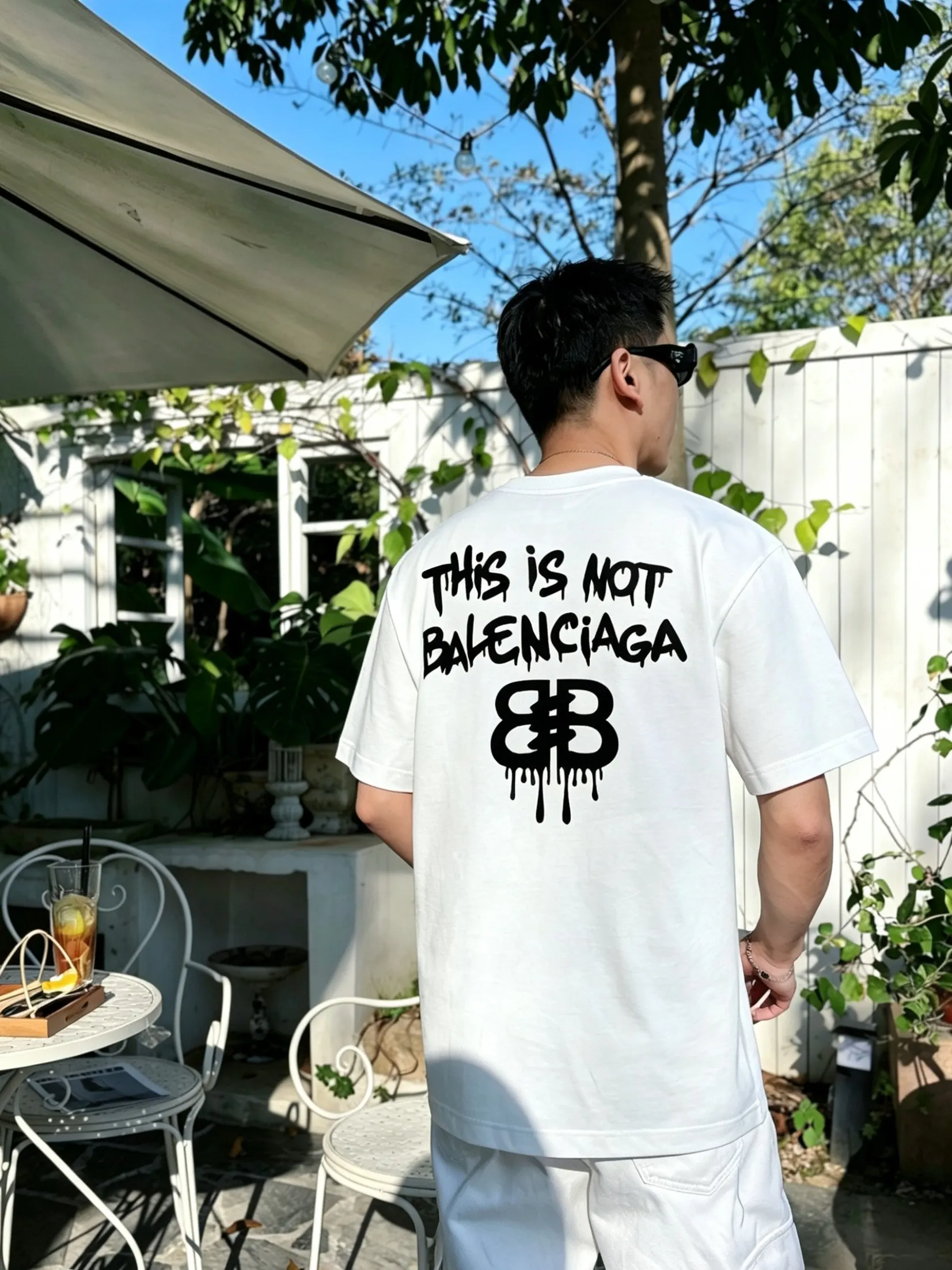 Balenciaga 2026春夏 Logo 字母 短袖T恤