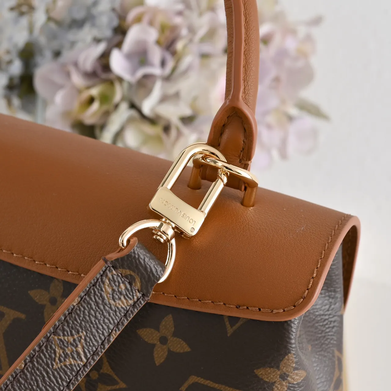 LV 黑棕配色 手袋 通勤款｜ORBUYBAG 岚奢包高端时尚精品