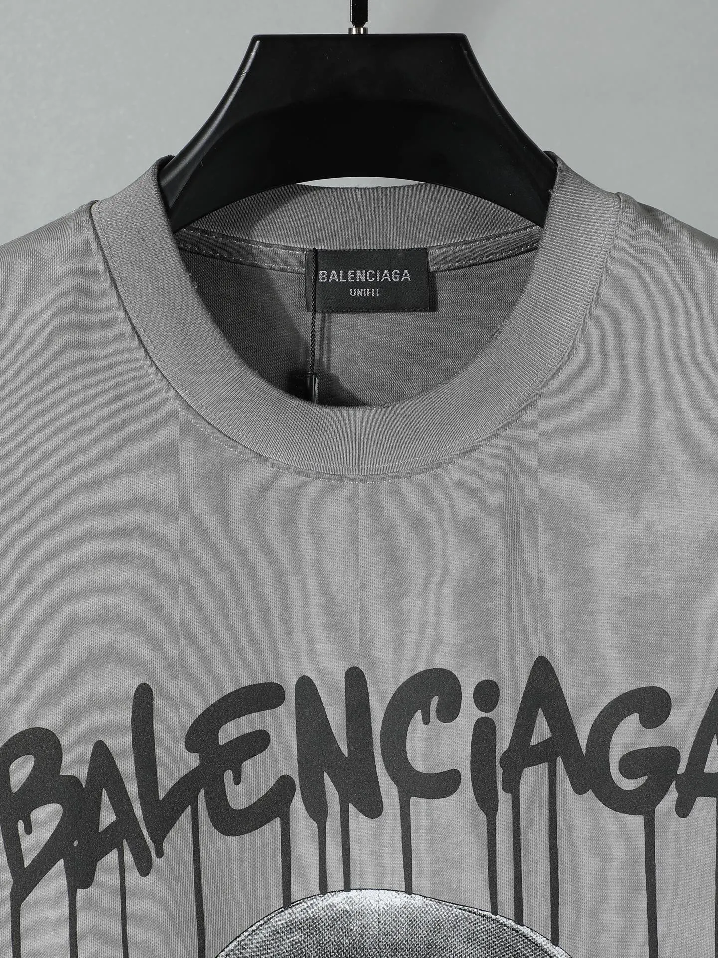 Balenciaga 26Ss Logo Letter Short Sleeve T-Shirt Street