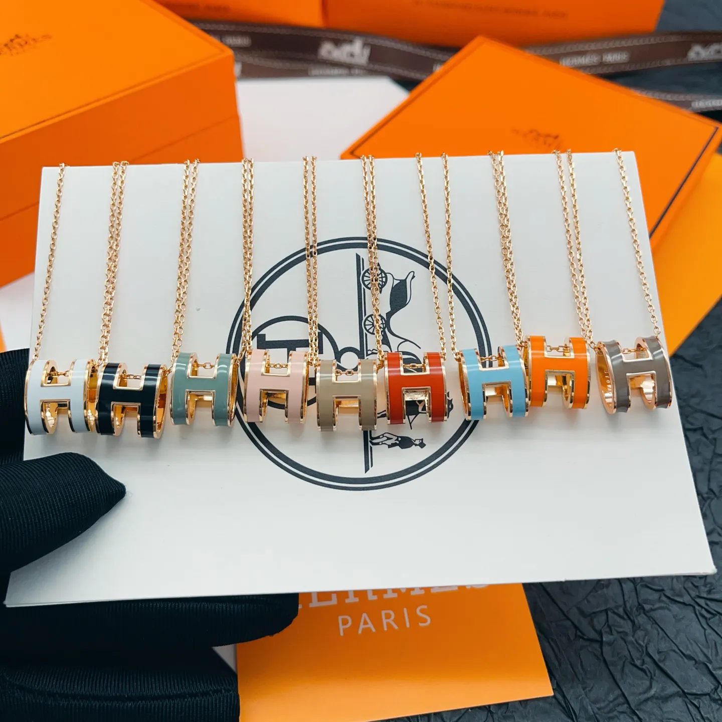 Hermès 金色 首饰 精致配飾 項鏈(數字10) Hermès 金色 首饰 精致配飾 項鏈(數字10)