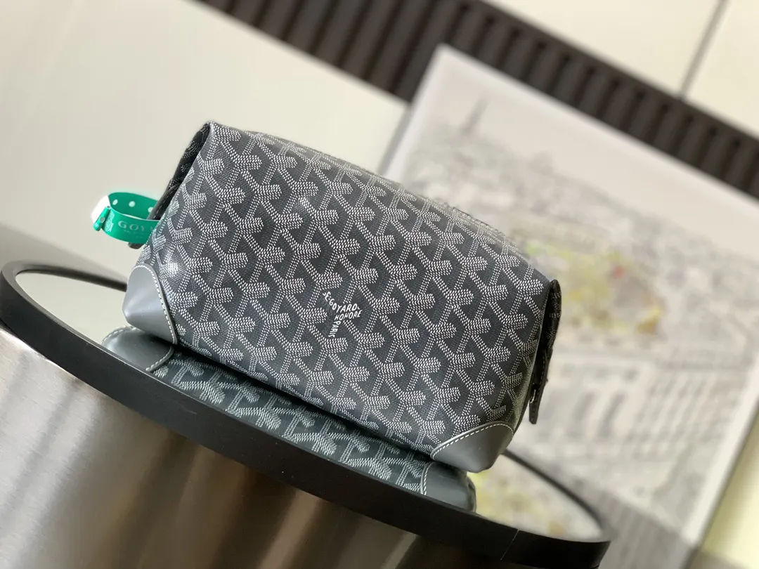 Gray Cosmetic Pouch Travel