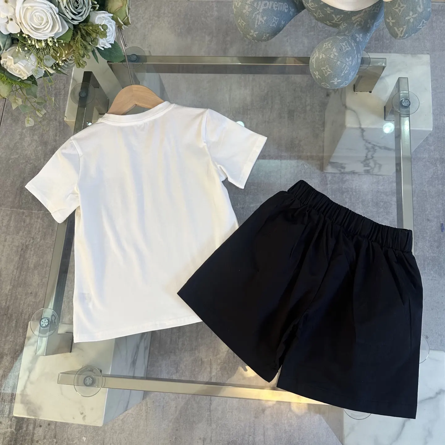 Hermès 儿童短袖休闲套装