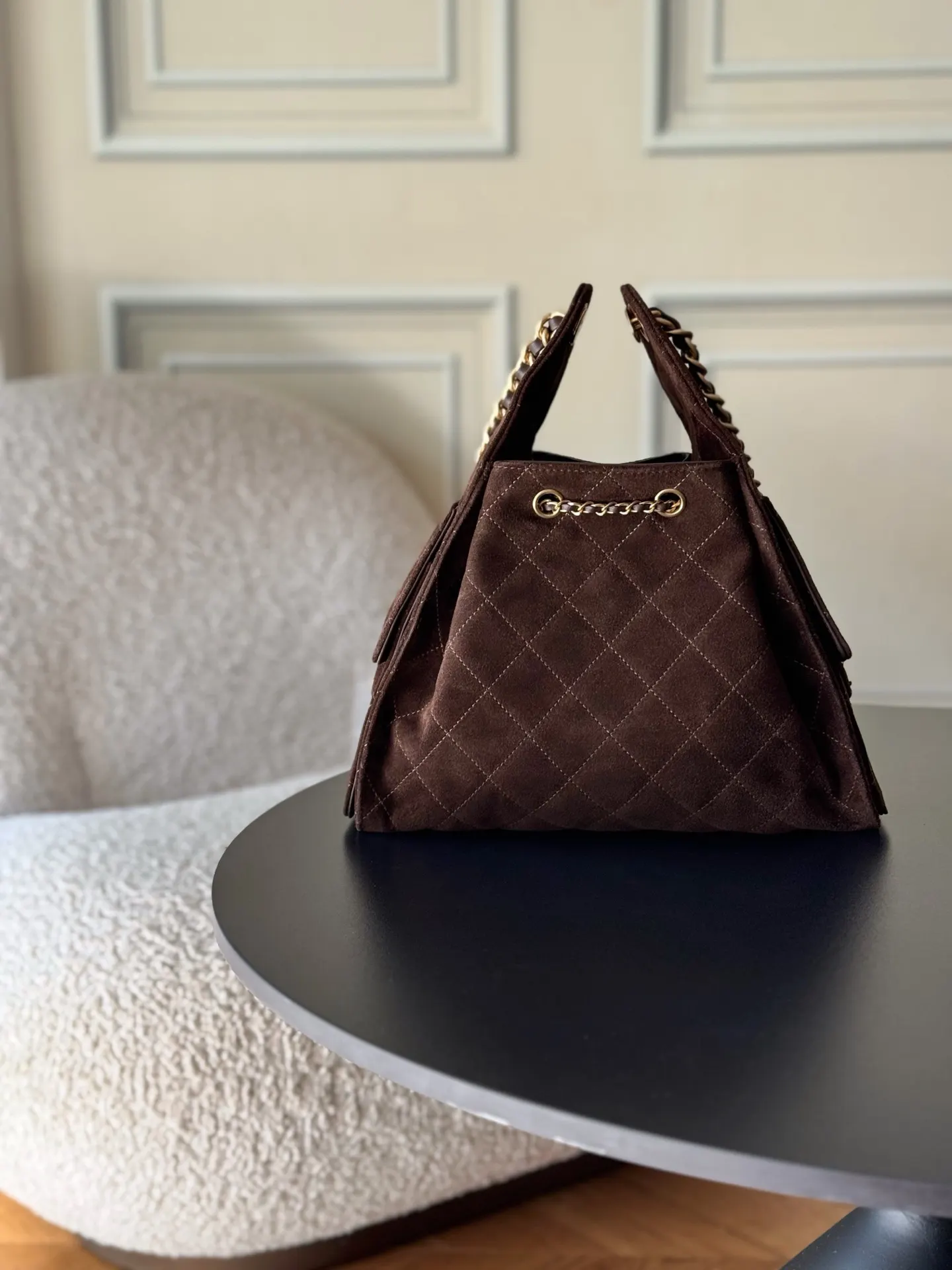Chanel Hobo Shoulder Bag Vintage Leather