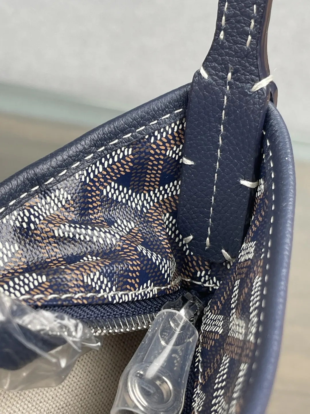 Goyard Hobo 藍色 深藍 腋下包 復古腋下背款