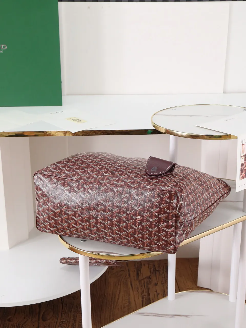 Goyard Hobo Shoulder Bag Vintage Canvas