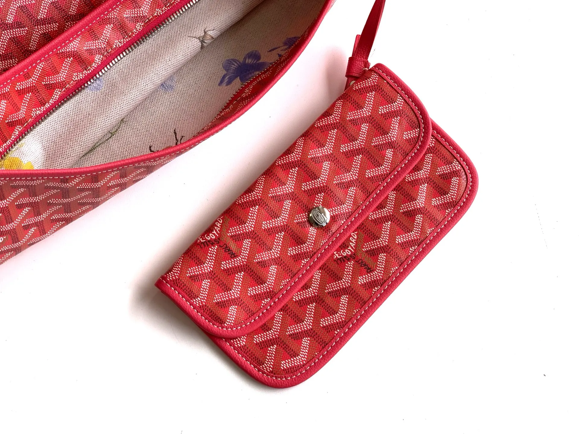 Goyard Hobo Shoulder Bag Vintage Canvas