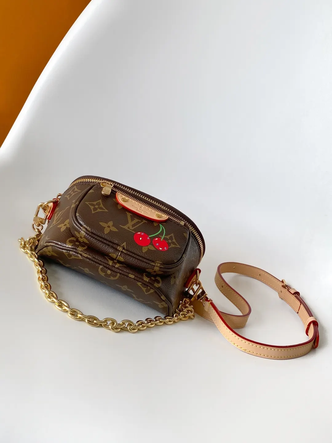 LV 黑色 米白 帆布 腰包 休閒腰包款