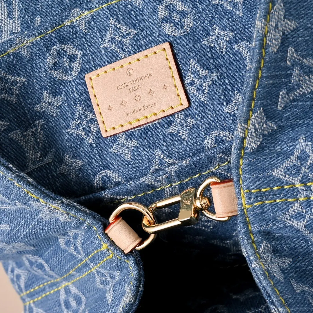 Blue Monogram Backpack Canvas Image 9 Blue Monogram Backpack Canvas Image 9