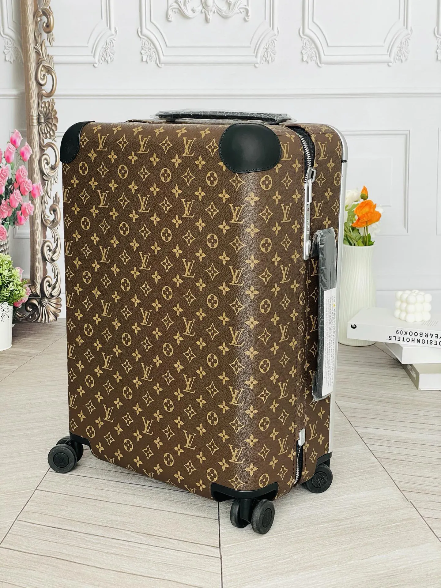 Silver Carry-On Suitcase Travel Lightweight