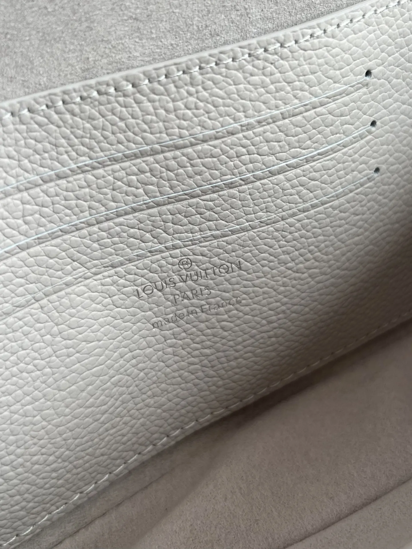 Louis Vuitton Gray Monogram Chain Bag