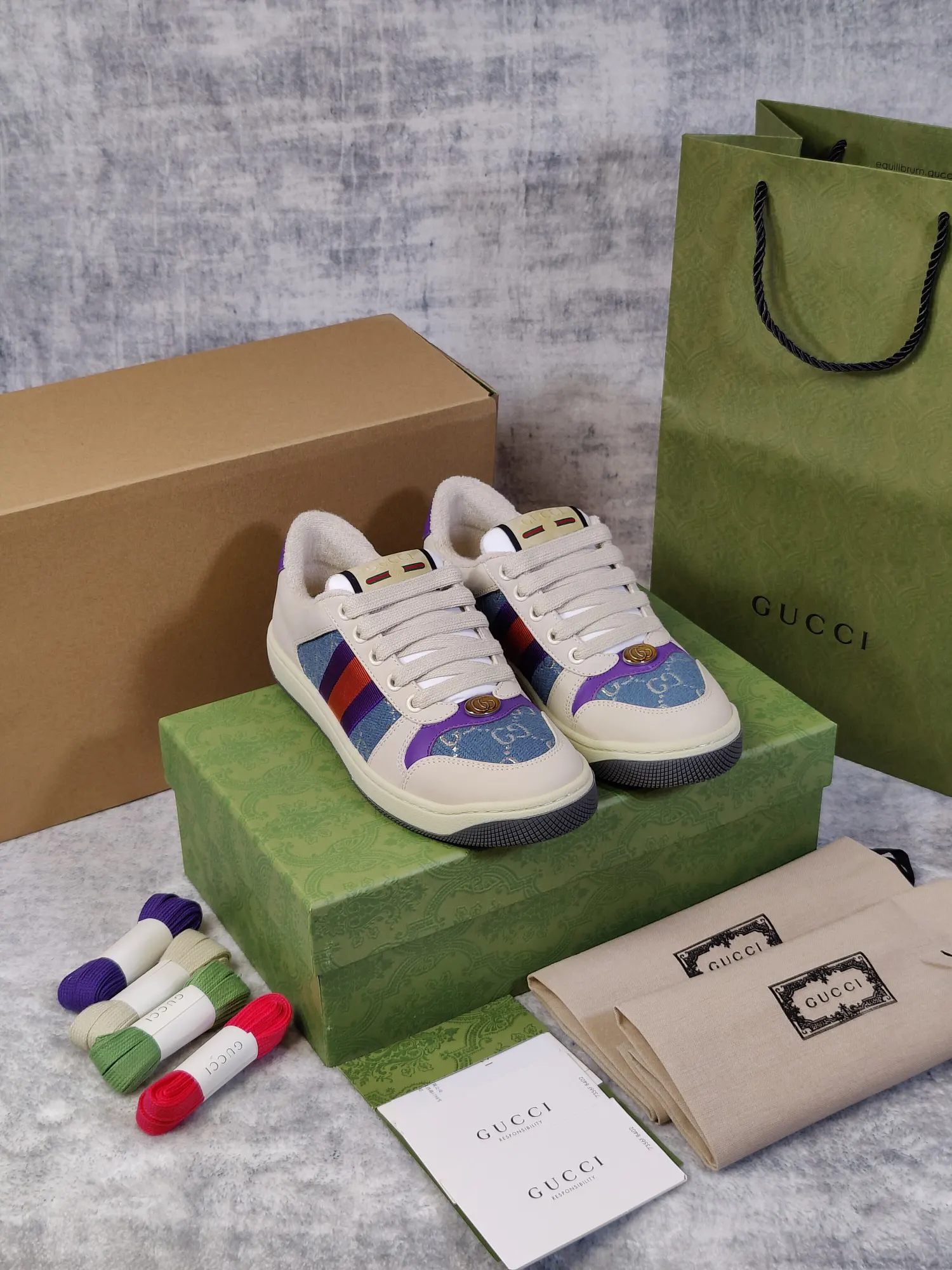 Gucci Logo休闲运动鞋 百搭款
