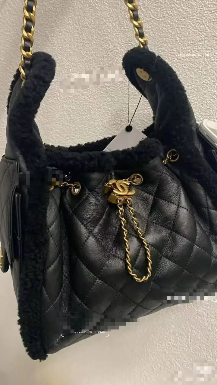 Black Hobo Shoulder Bag Vintage Leather