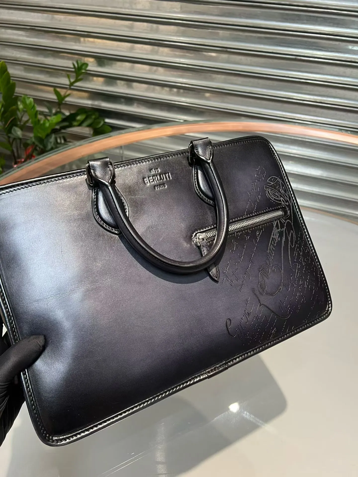 Briefcase Business Commuter Leather
