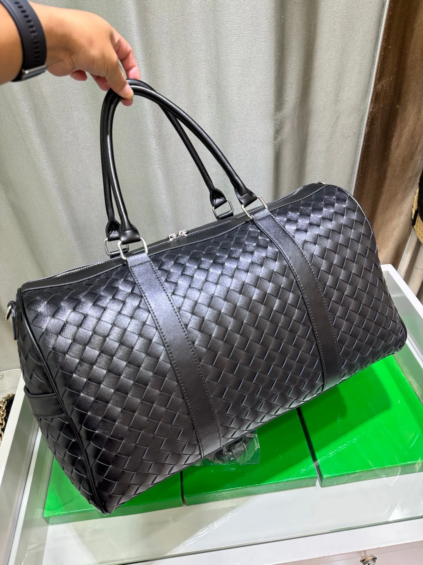 Bottega Veneta 牛皮 旅行包 大容量旅行款