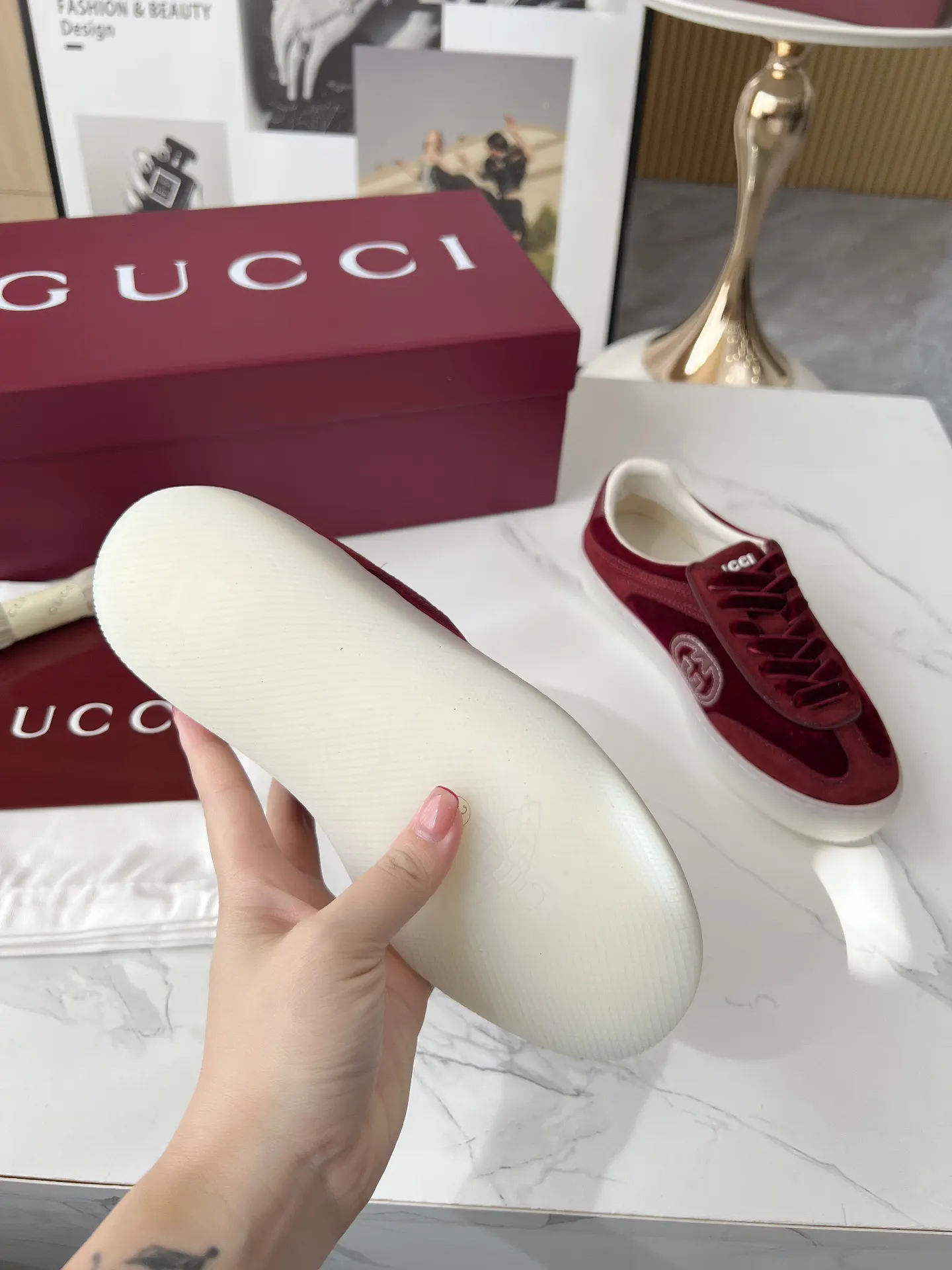 Gucci Logo休闲运动鞋