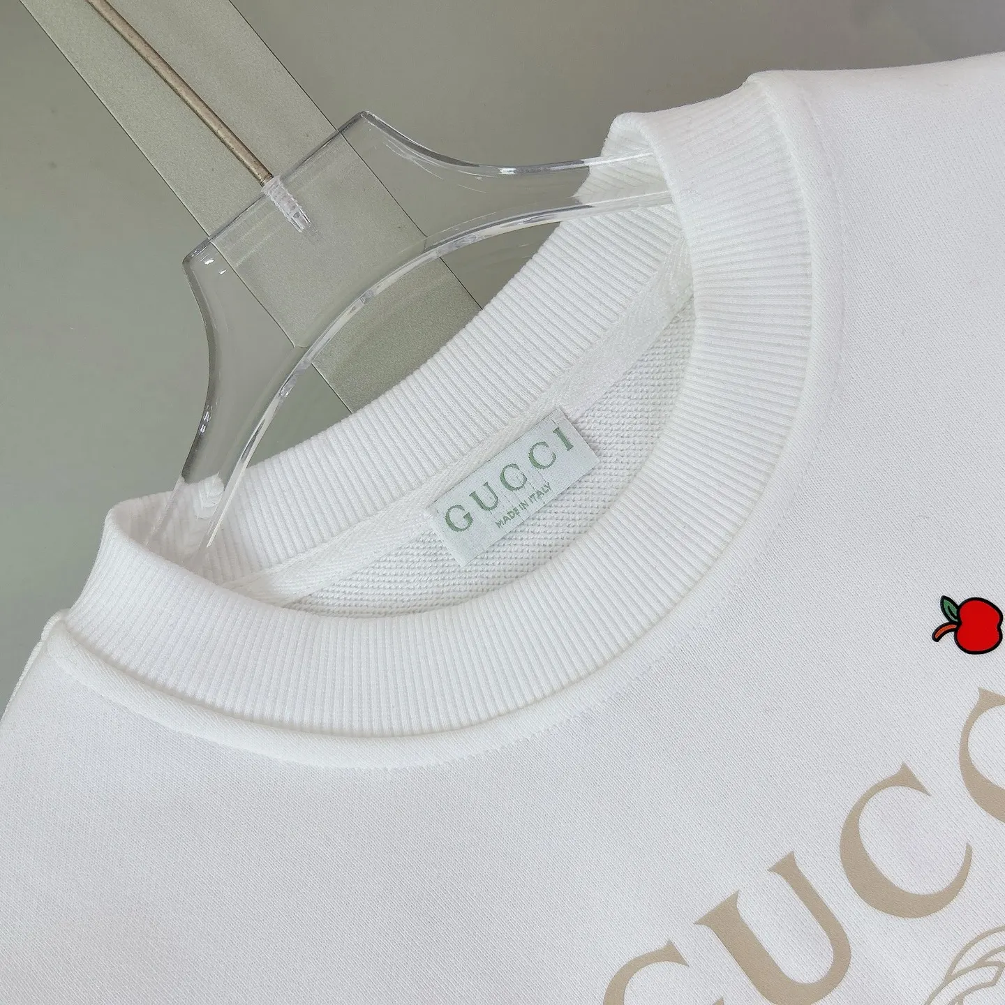 Gucci Logo印花圓領衛衣