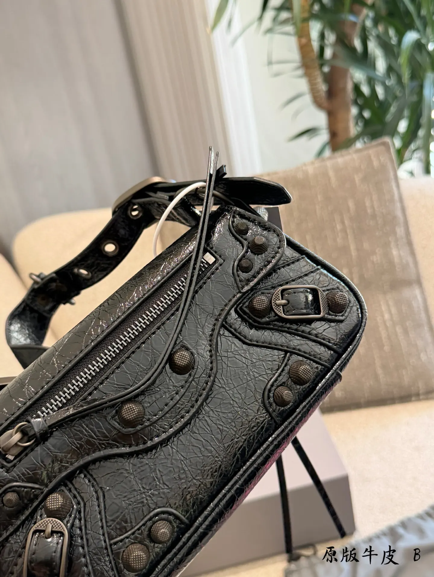 Balenciaga 黑色 皮革 收纳包 旅行收纳款