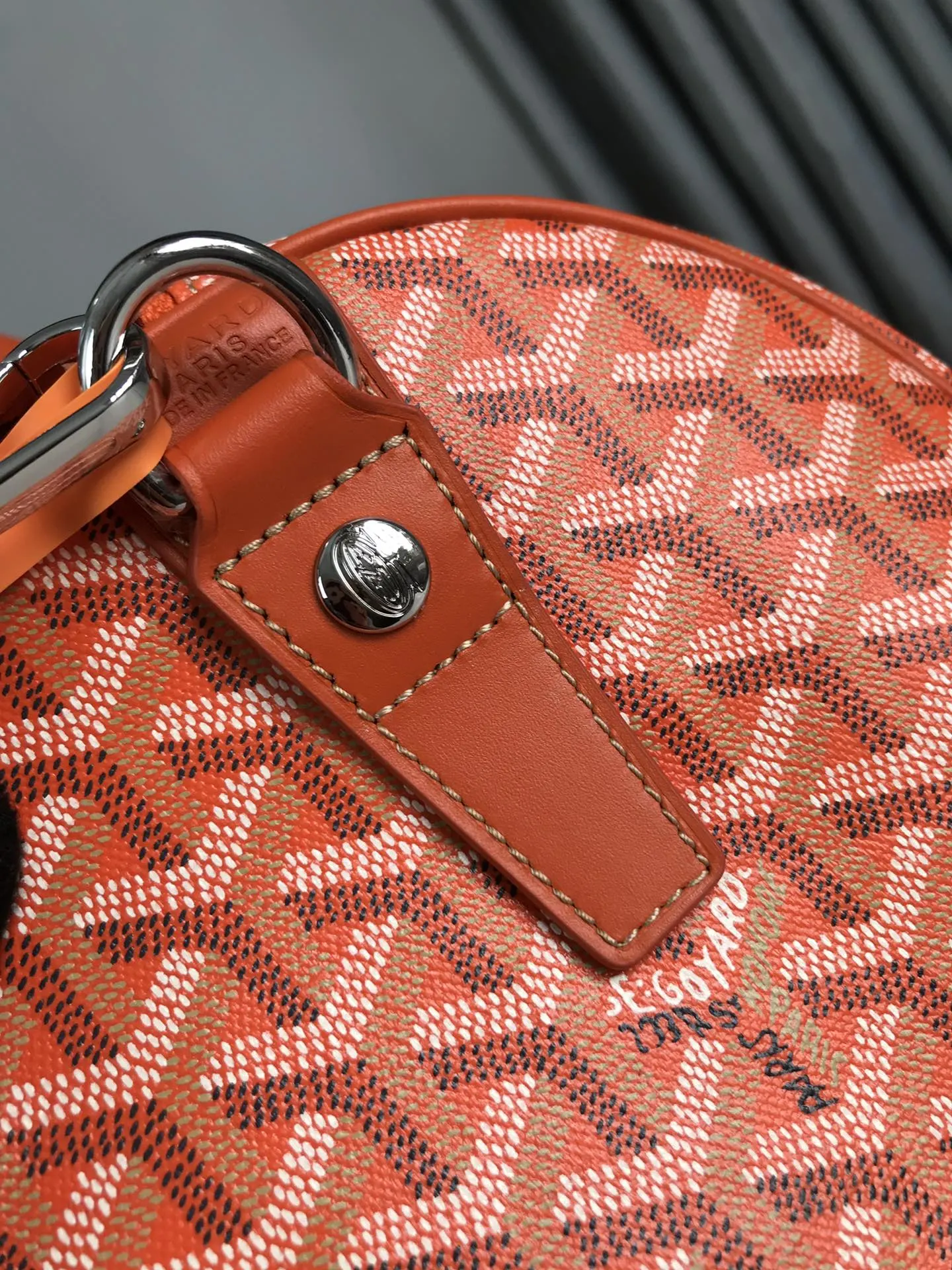 Goyard 深蓝 酒红 小牛皮 旅行包 大容量旅行款