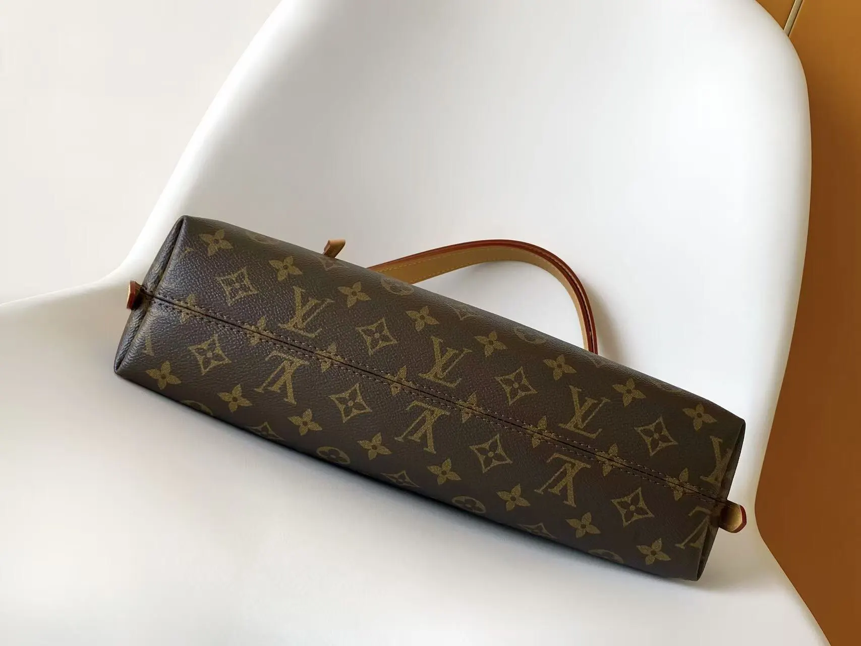 CarryAll 老花 金色 牛皮 手拿包 精致手拿款