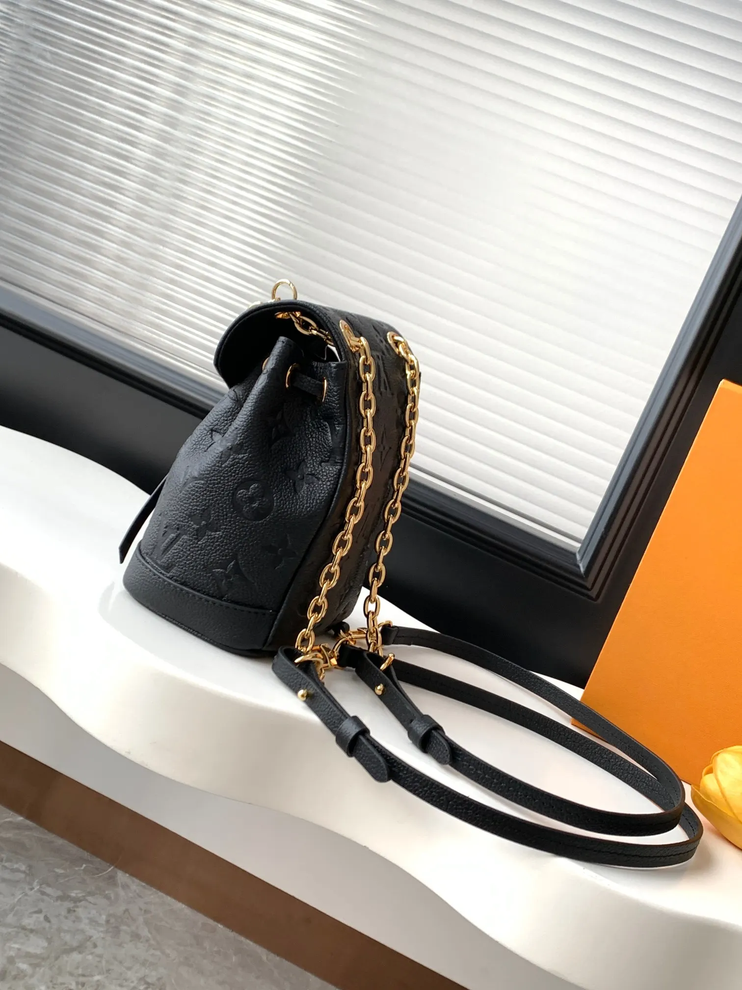 Black Chain Bag Leather