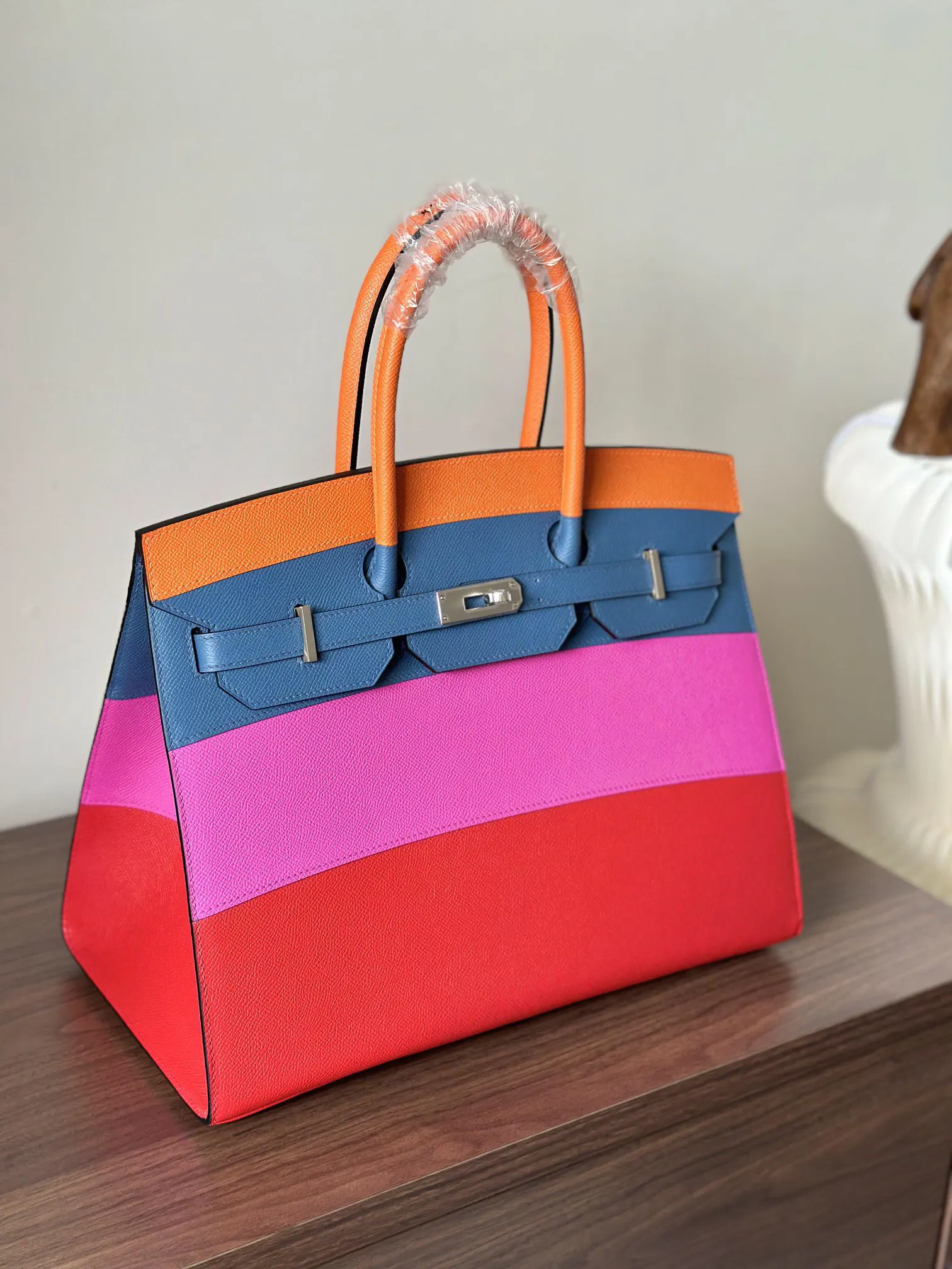 Hermès Birkin 拼色 手提包