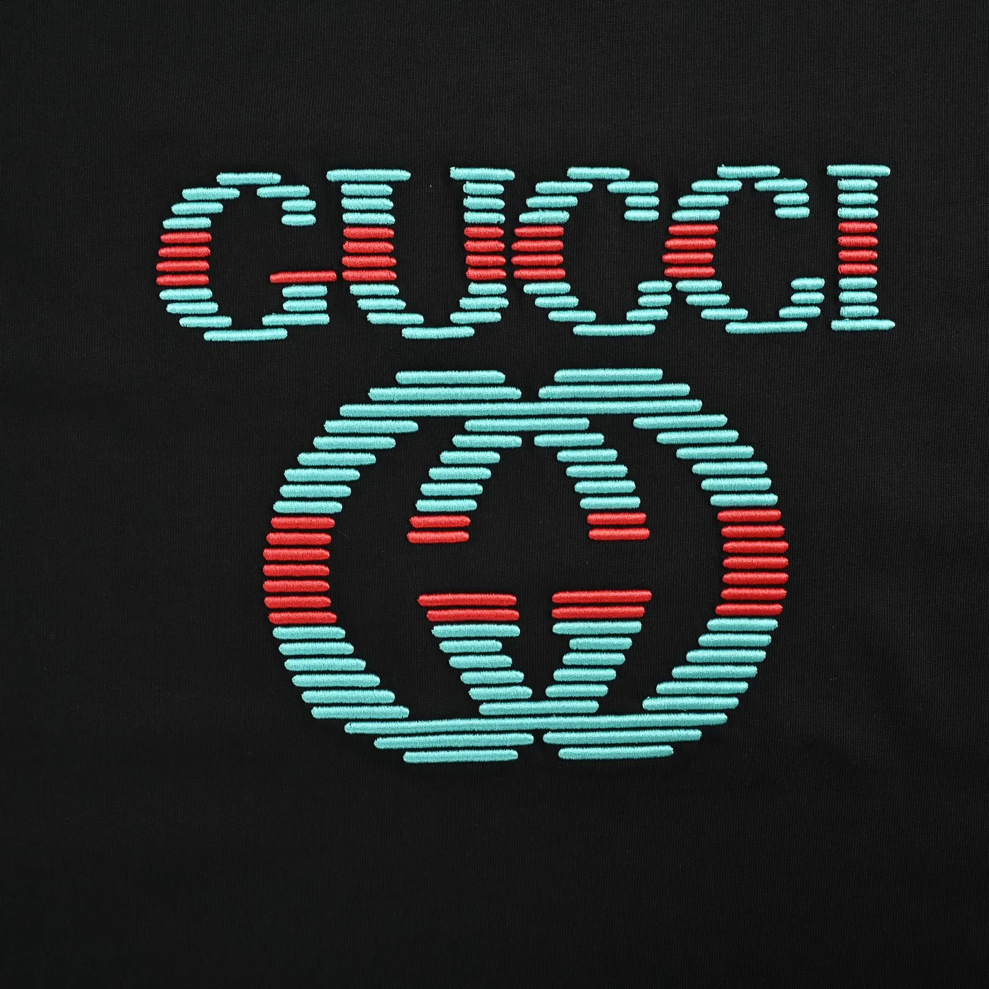 Gucci 黑色 Logo 字母 短袖T恤