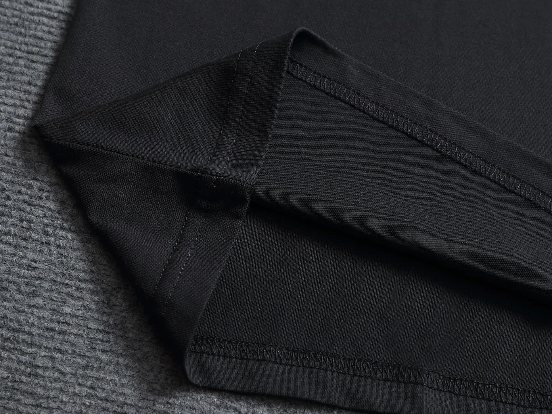 Balenciaga Black Logo Short Sleeve T-Shirt Street