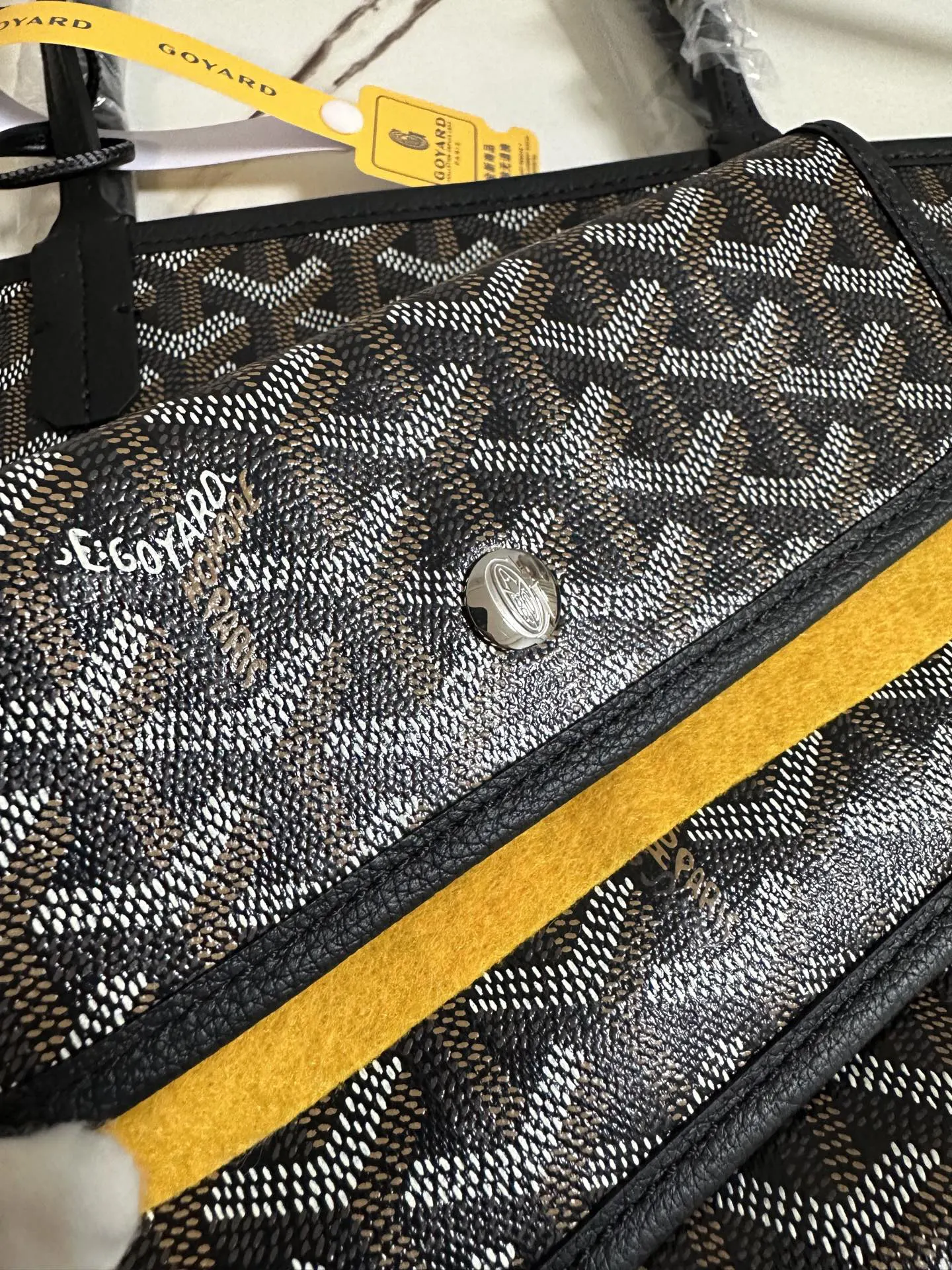 Goyard 黑色 小牛皮 托特包 大容量托特款