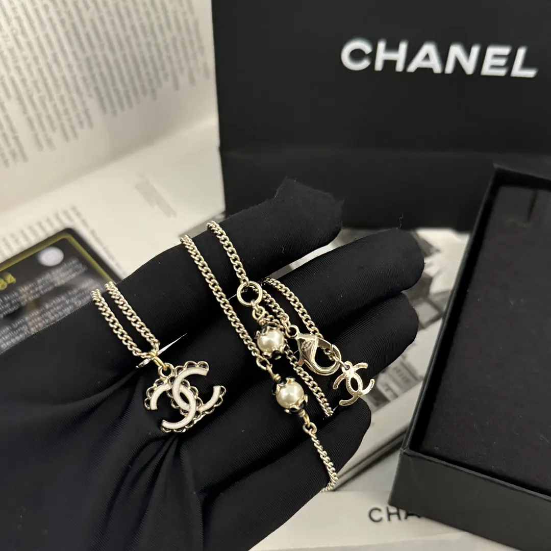 Chanel 黑色 项链