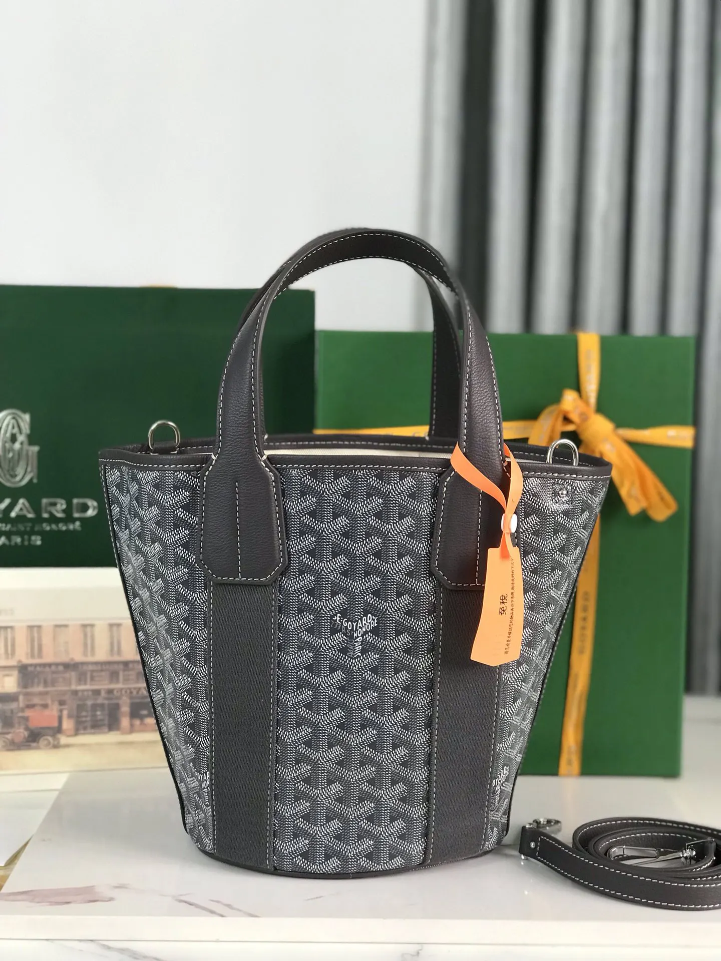 Bucket Bag Casual Leather