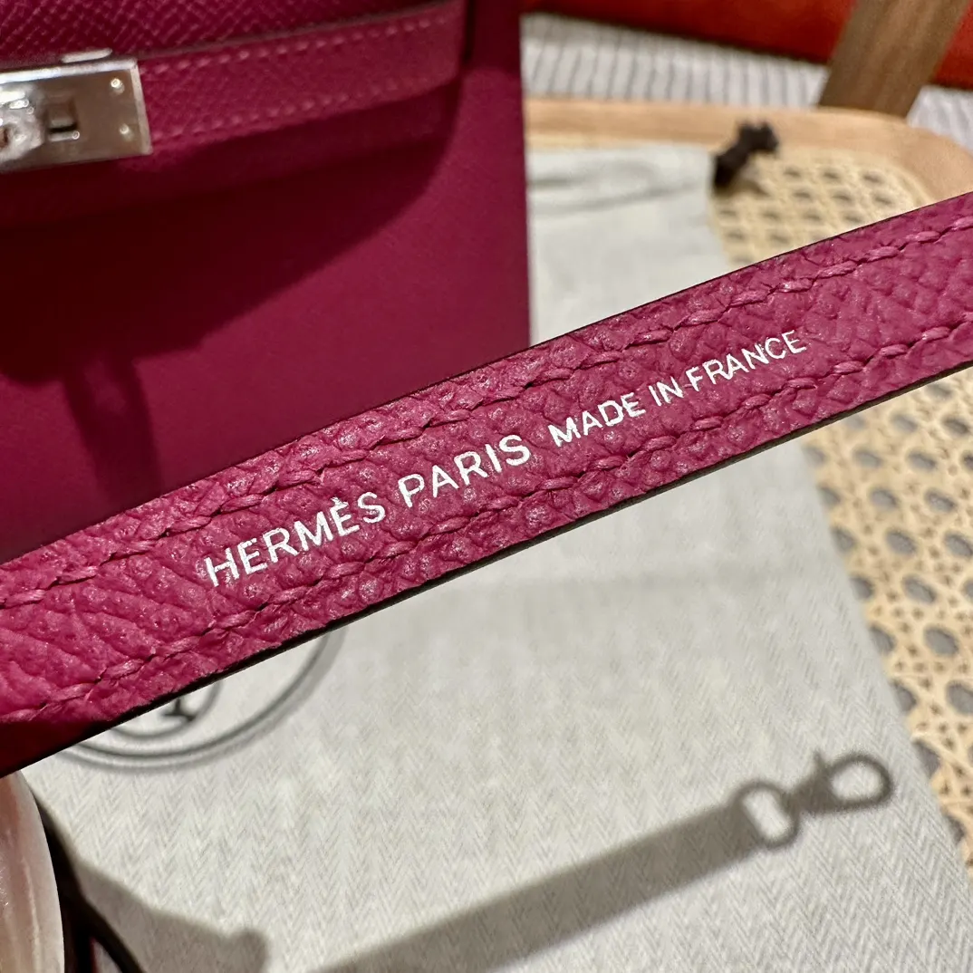 Hermès Kelly Mini Epsom掌纹牛皮 斜挎包 19cm