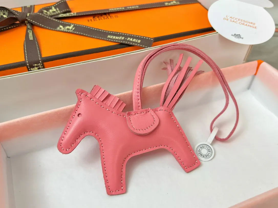 Hermès 小羊皮 挂件 精致配饰 吊坠