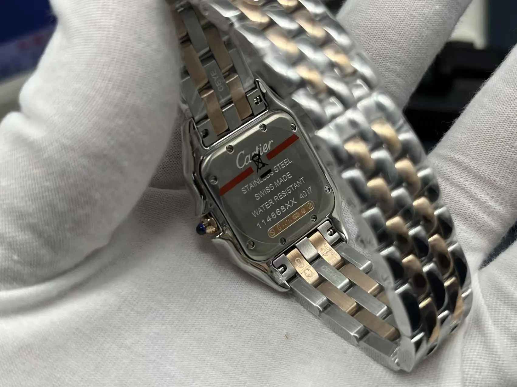Cartier 藍色 手錶 經典腕表款