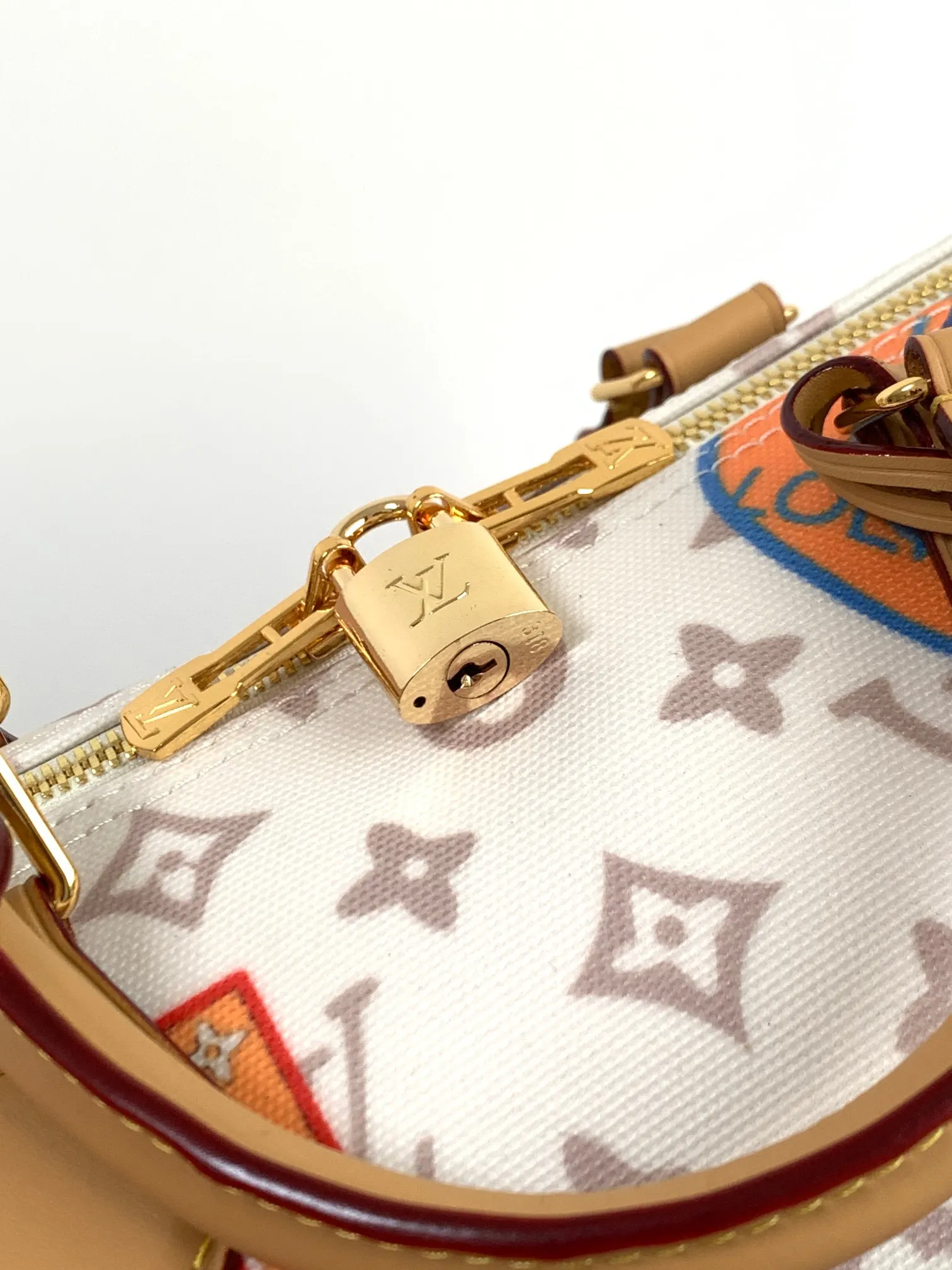 LV Speedy 老花 牛皮 收纳包 旅行收纳款