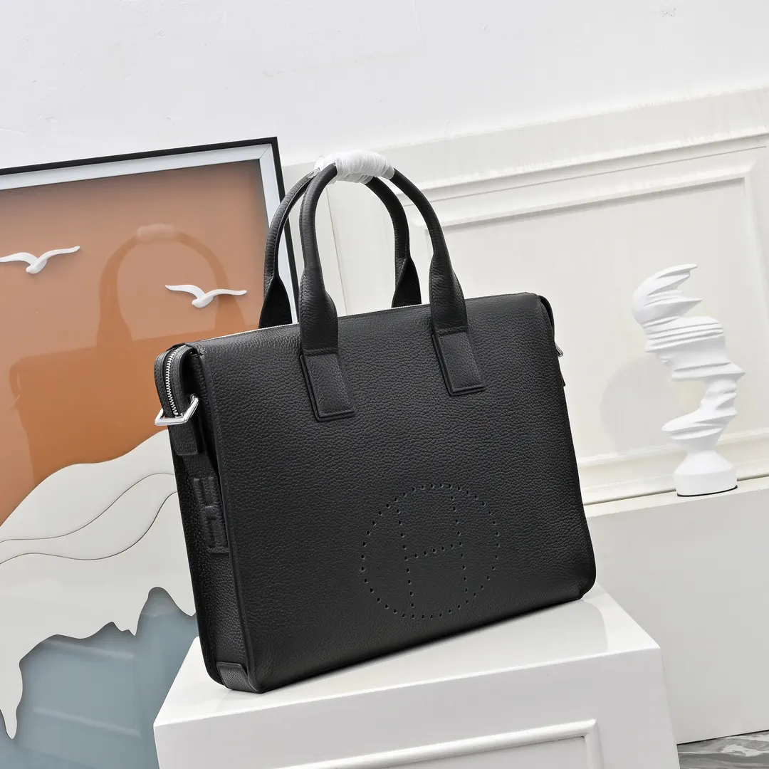 Hermes Briefcase Business Commuter Leather