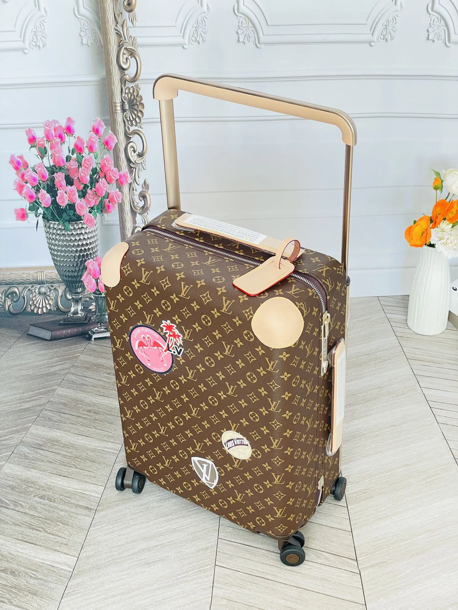 Louis Vuitton Monogram Suitcase Travel Lightweight Canvas