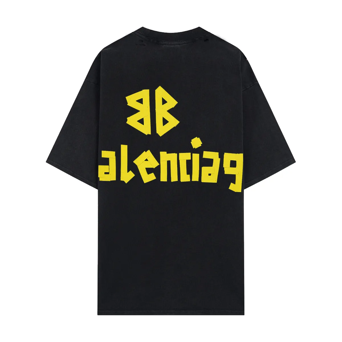 Balenciaga 水洗黑 水洗 短袖T恤