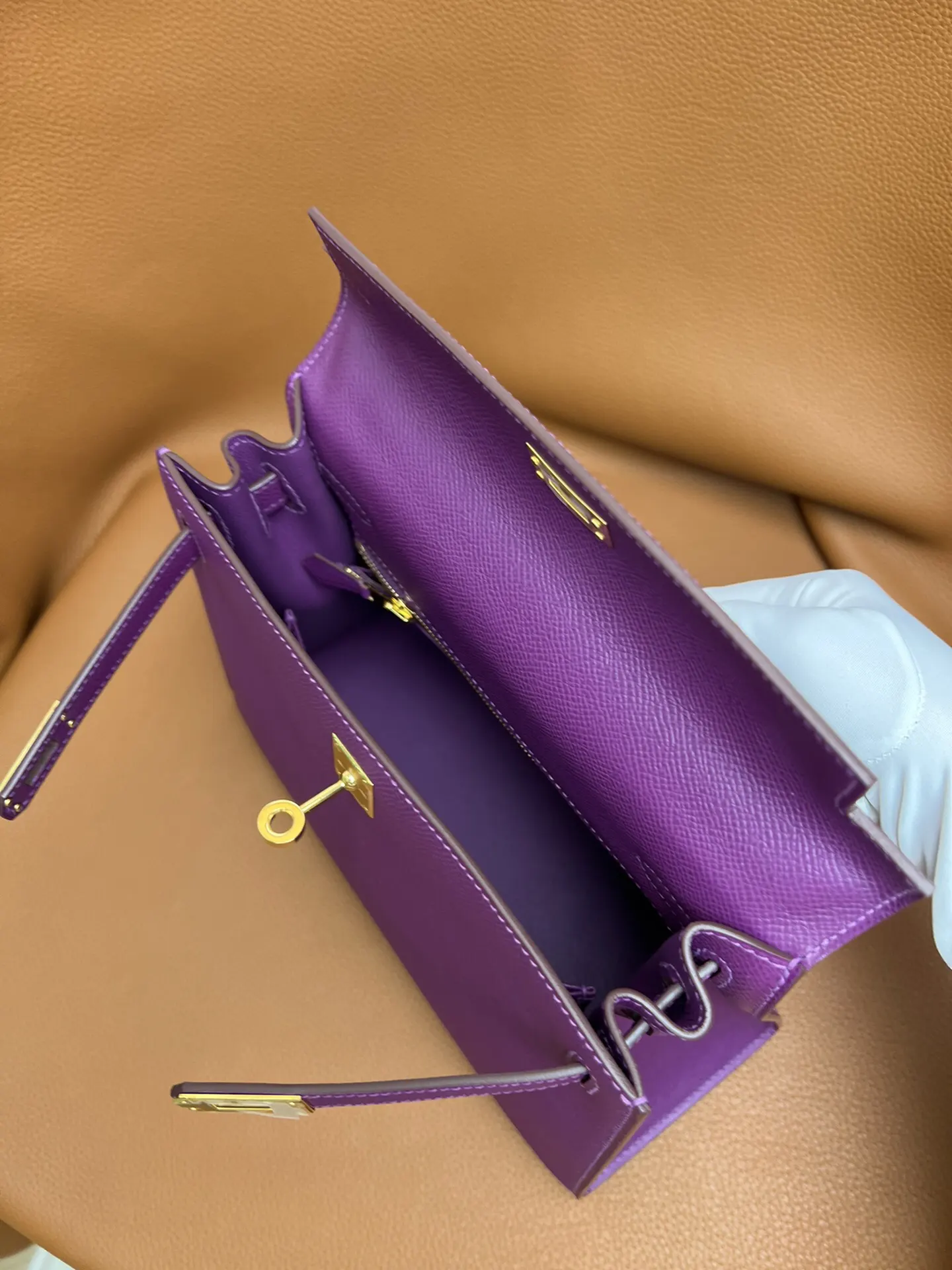 Hermès Kelly Epsom掌纹牛皮 手提包 25cm