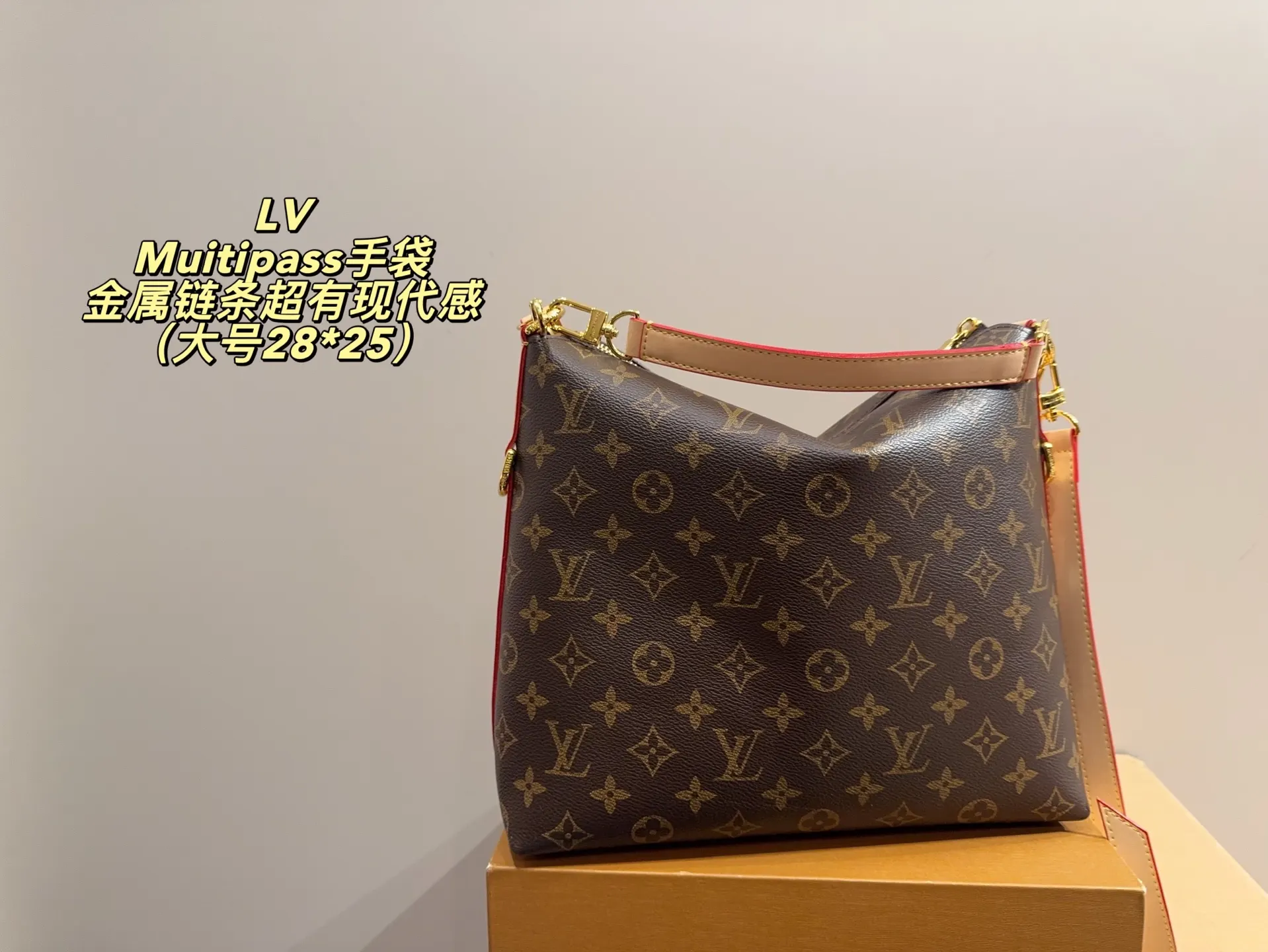 Louis Vuitton Chain Bag Leather