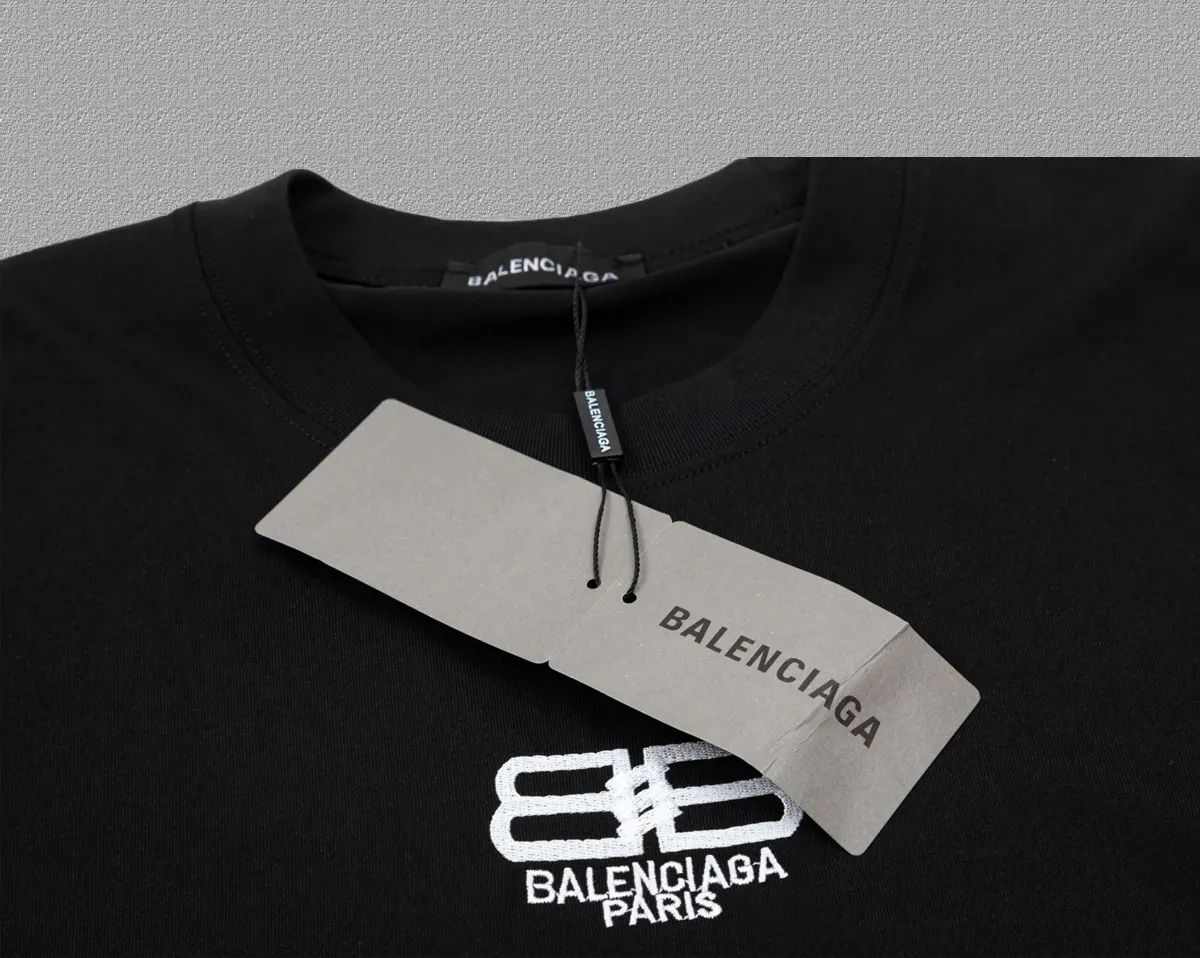 Balenciaga 黑色 Logo 短袖T恤