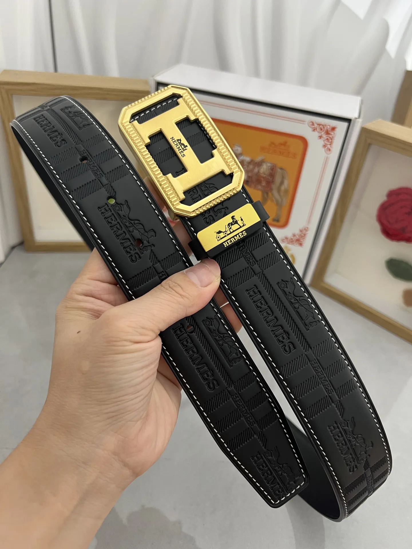 Hermès Leather Belt Fine Accessories