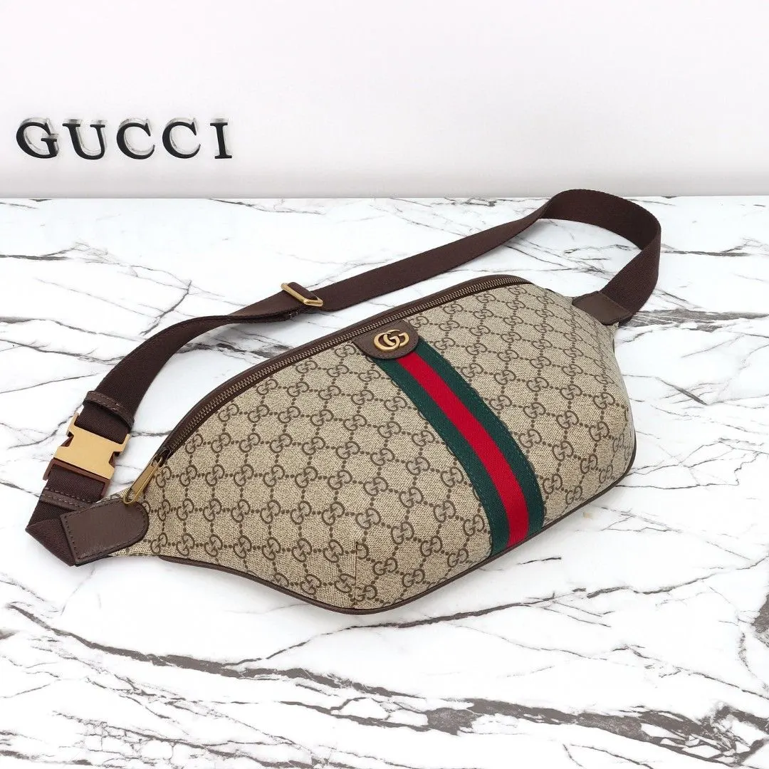 Gucci 款号 杏啡 尺寸 宽 腰包 休闲腰包款