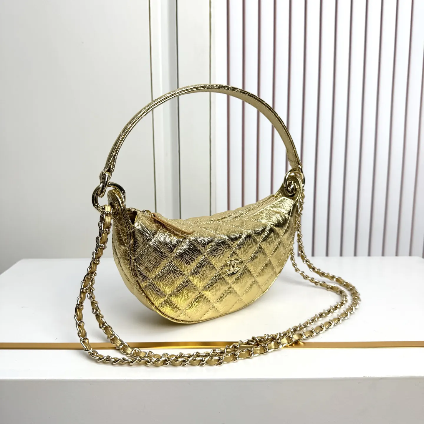 Gold Crossbody Bag Lightweight Versatile