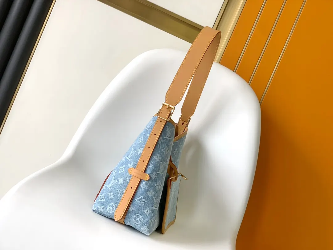 Blue Clutch Bag Canvas