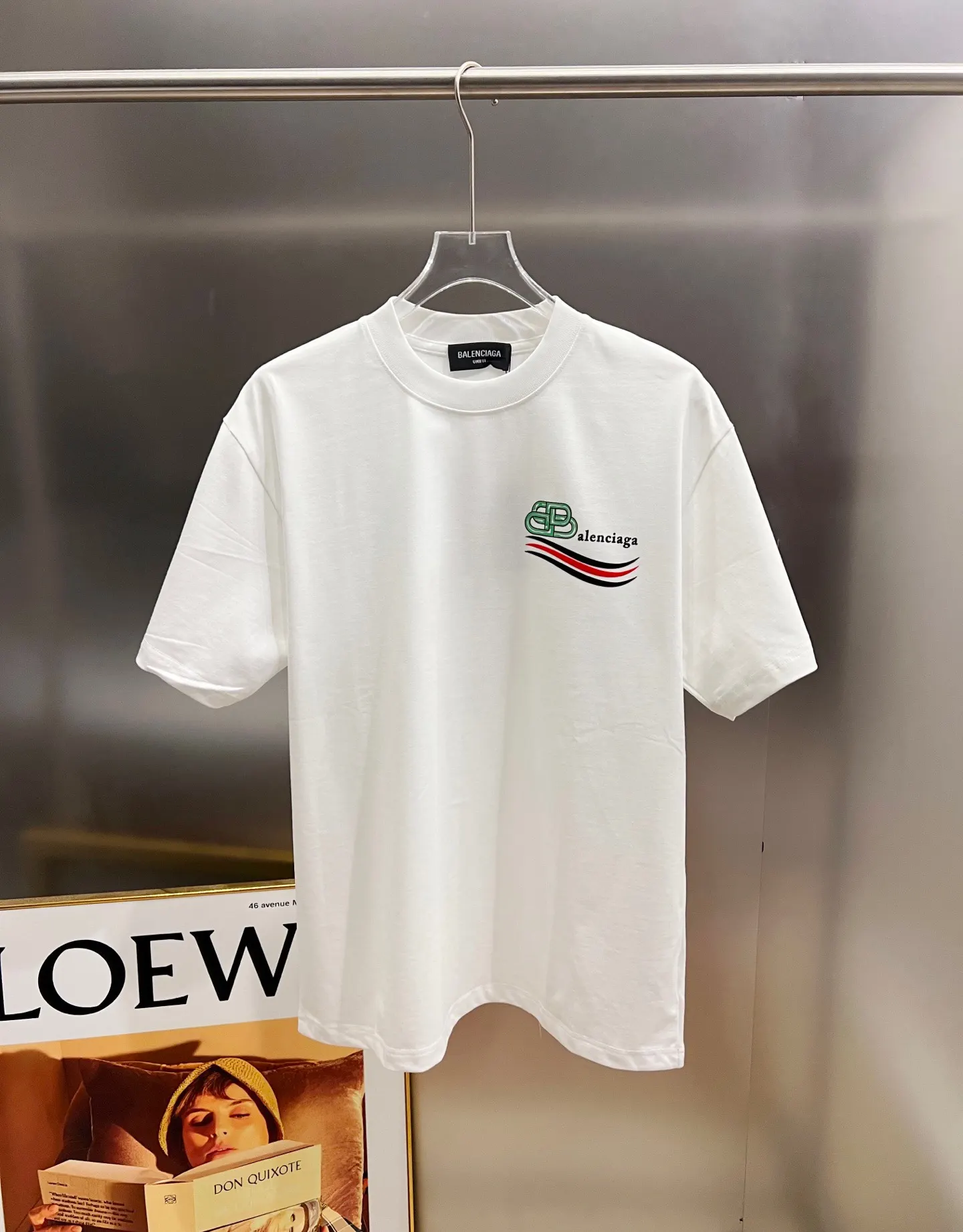 Balenciaga 黑色 Logo 短袖T恤 宽松休閒(數字2) Balenciaga 黑色 Logo 短袖T恤 宽松休閒(數字2)
