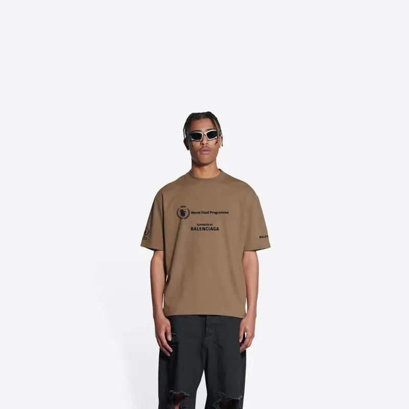 Balenciaga Cotton Logo Short Sleeve T-Shirt Street
