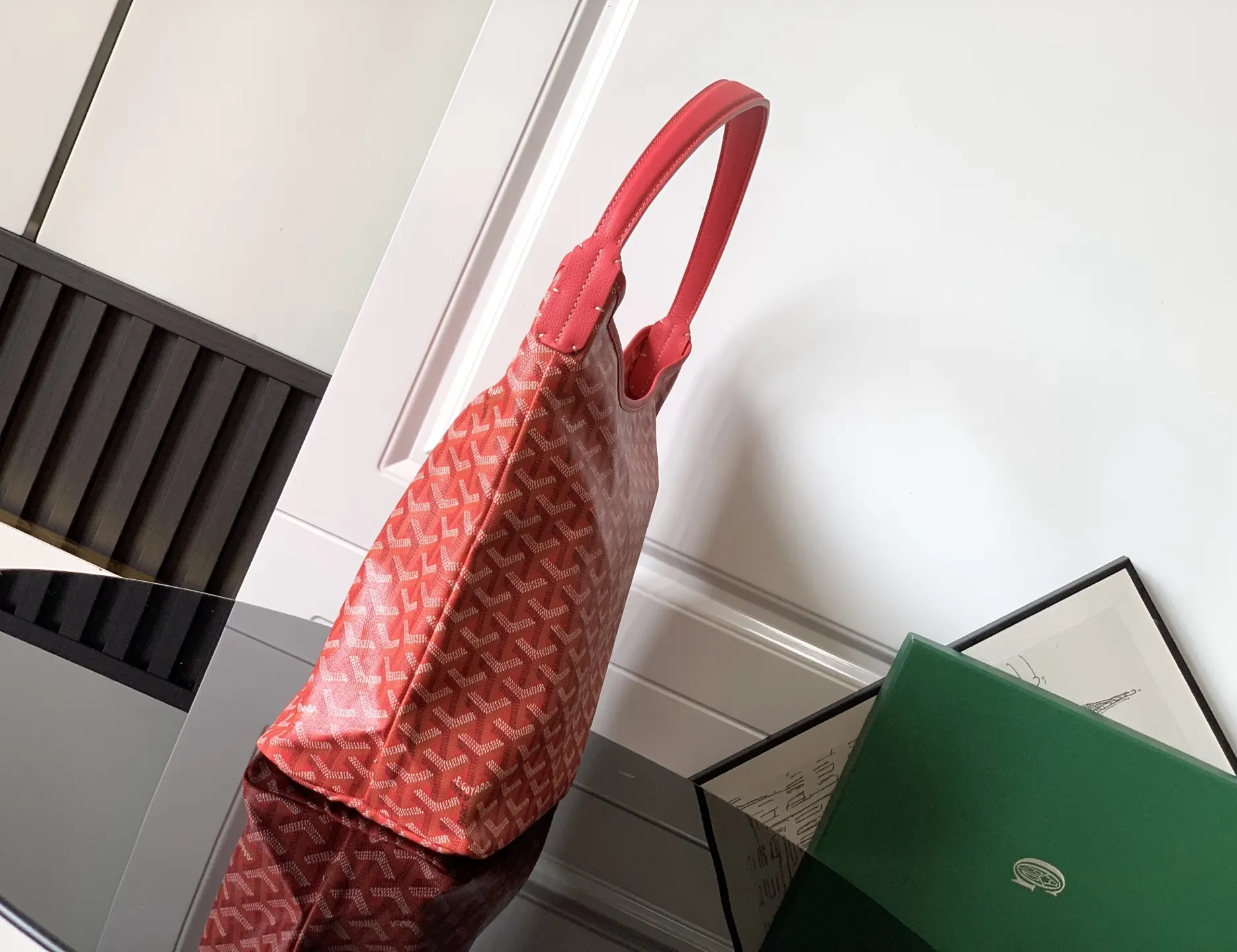 Goyard Hobo Shoulder Bag Vintage Canvas
