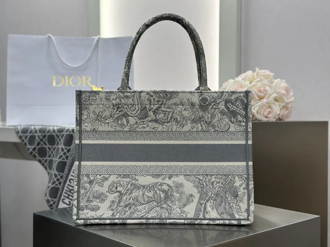 Gray Tote Bag